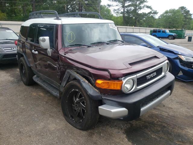 JTEBU11F270083832 - 2007 TOYOTA FJ CRUISER BURGUNDY photo 1