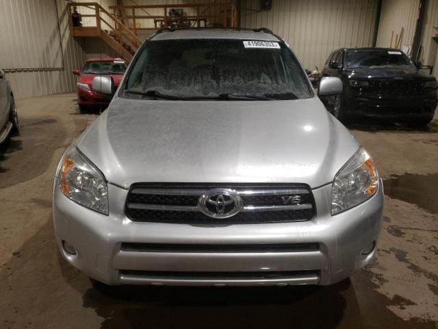 JTMBK31V275028961 - 2007 TOYOTA RAV4 LIMIT SILVER photo 5