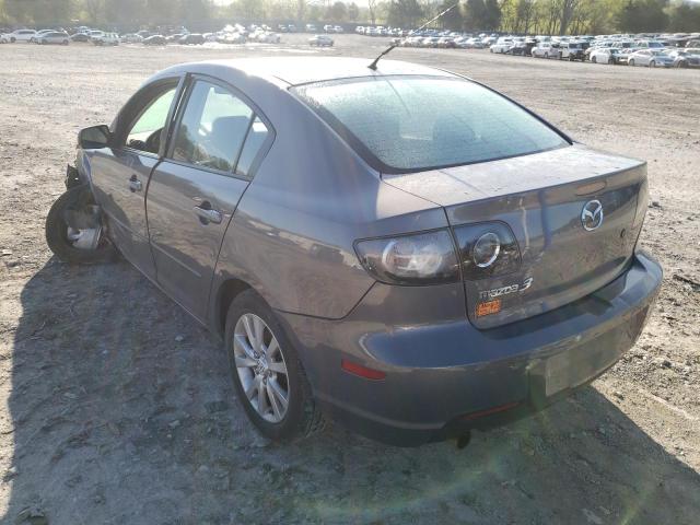 JM1BK32F171683692 - 2007 MAZDA 3 I GRAY photo 3