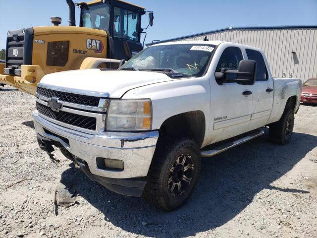 1GC1CXCG9BF131408 - 2011 CHEVROLET SILVERADO WHITE photo 2