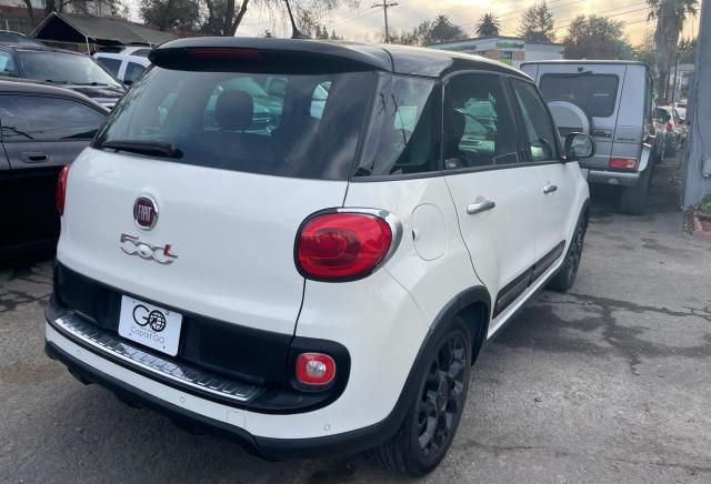 ZFBCFADH8FZ034311 - 2015 FIAT 500L TREKK WHITE photo 4