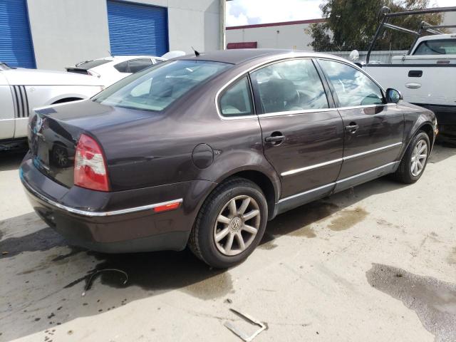 WVWPD63B44E180725 - 2004 VOLKSWAGEN PASSAT GLS BROWN photo 3