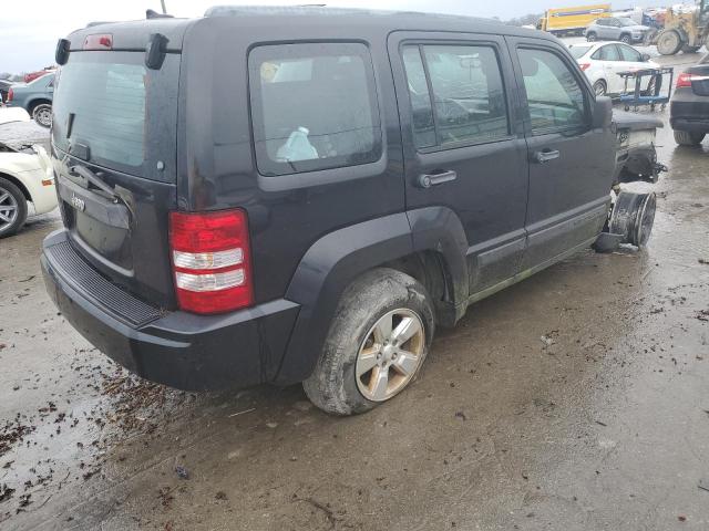 1J4PP2GK0BW507858 - 2011 JEEP LIBERTY SP BLACK photo 3