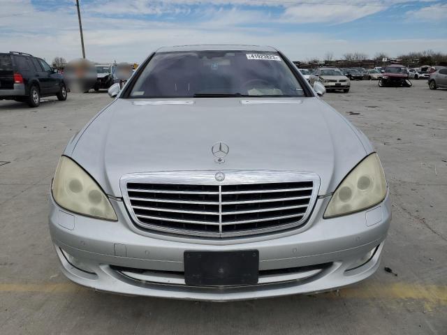 WDDNG71X77A074354 - 2007 MERCEDES-BENZ S 550 SILVER photo 5