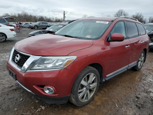 5N1AR2MM9DC666972 - 2013 NISSAN PATHFINDER RED photo 1