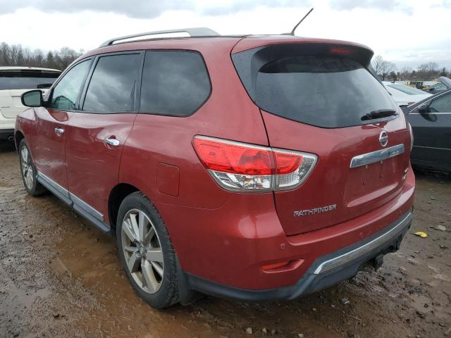 5N1AR2MM9DC666972 - 2013 NISSAN PATHFINDER RED photo 2