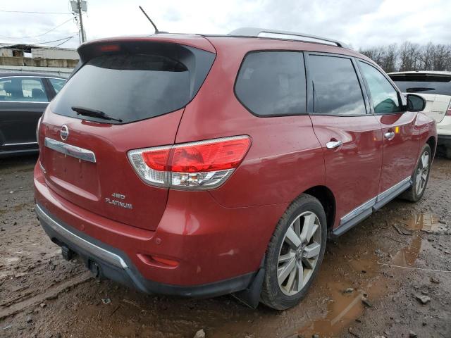 5N1AR2MM9DC666972 - 2013 NISSAN PATHFINDER RED photo 3