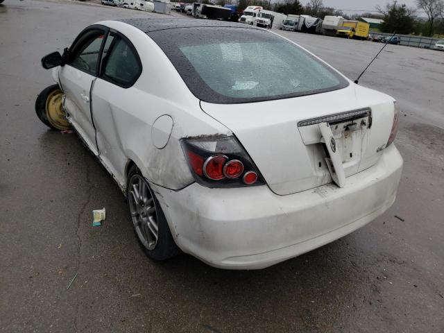 JTKDE167690276525 - 2009 TOYOTA SCION TC WHITE photo 3