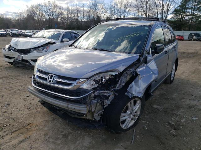 5J6RE4H55BL122557 - 2011 HONDA CR-V EX 蓝色 照片 2