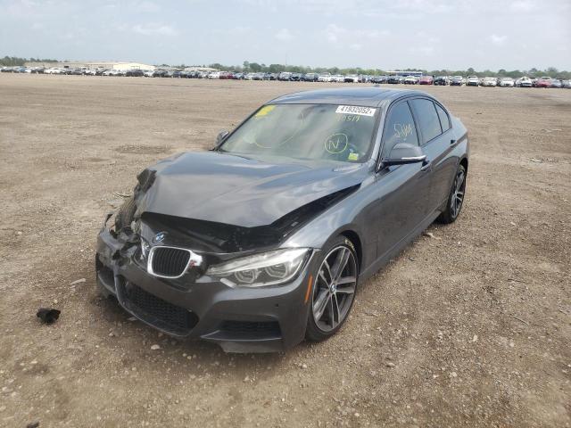 WBA8B7C52JA190518 - 2018 BMW 340 XI CHARCOAL photo 2