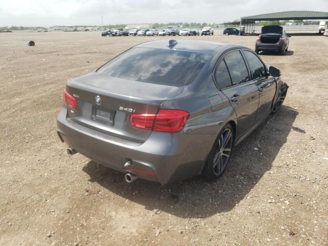 WBA8B7C52JA190518 - 2018 BMW 340 XI CHARCOAL photo 4