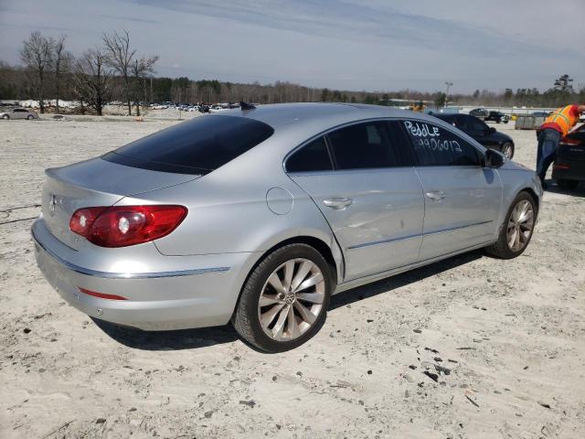 WVWHN7AN7AE546919 - 2010 VOLKSWAGEN CC LUXURY SILVER photo 3