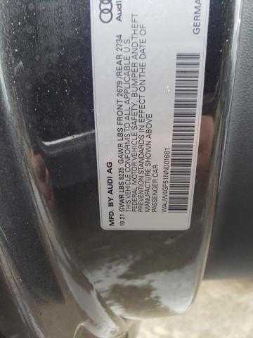 WAUW4GF51NN001661 - 2022 AUDI S5 PREMIUM 石墨色 照片 12