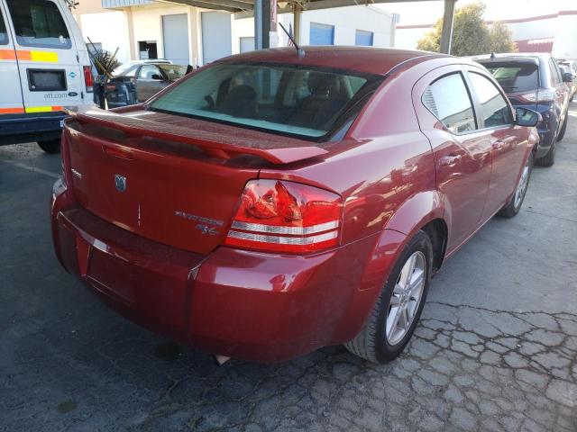 1B3CC5FB8AN181302 - 2010 DODGE AVENGER R/ RED photo 4