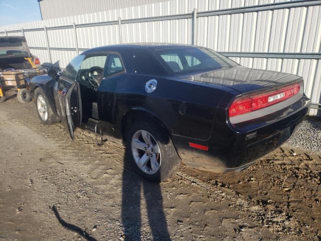 2C3CDYAG3EH180206 - 2014 DODGE CHALLENGER BLACK photo 2