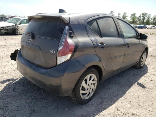 JTDKDTB34F1113006 - 2015 TOYOTA PRIUS C GRAY photo 4