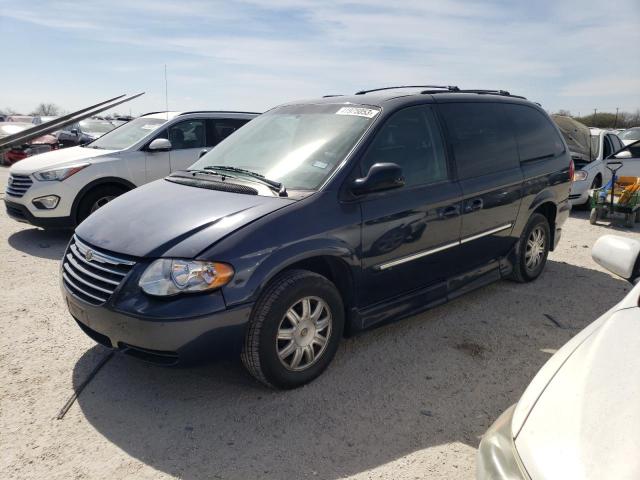 2A4GP54L97R361295 - 2007 CHRYSLER TOWN & COU ლურჯი ფოტო 1