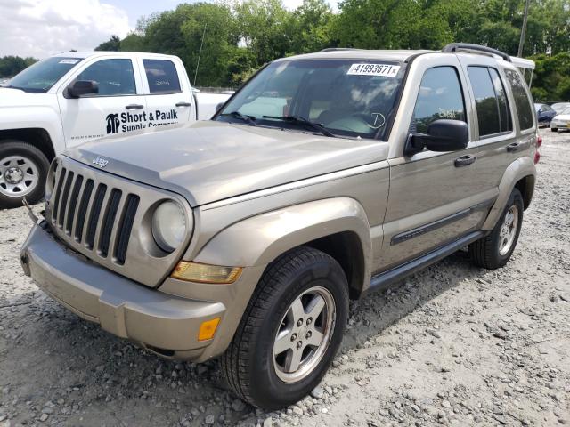 1J4GK38KX5W689480 - 2005 JEEP LIBERTY RE Qəhvəyi foto 2