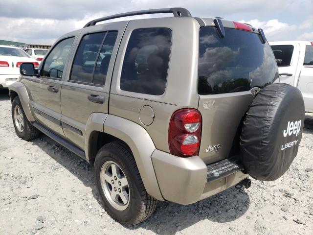 1J4GK38KX5W689480 - 2005 JEEP LIBERTY RE TAN photo 3