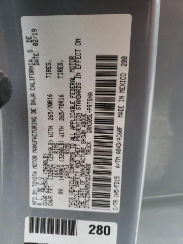 3TMCZ5AN5KM234080 - 2019 TOYOTA TACOMA DOU 灰色 照片 13