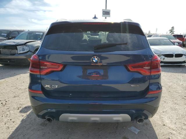 5UXTY3C09L9B39340 - 2020 BMW X3 SDRIVE3 BLUE photo 6