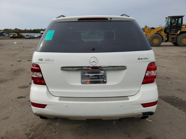 4JGBB8GB4AA532285 - 2010 MERCEDES-BENZ ML 350 4MA WHITE photo 6