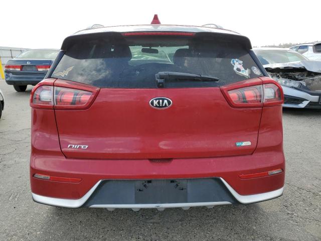 KNDCC3LC4H5036848 - 2017 KIA NIRO EX RED photo 6