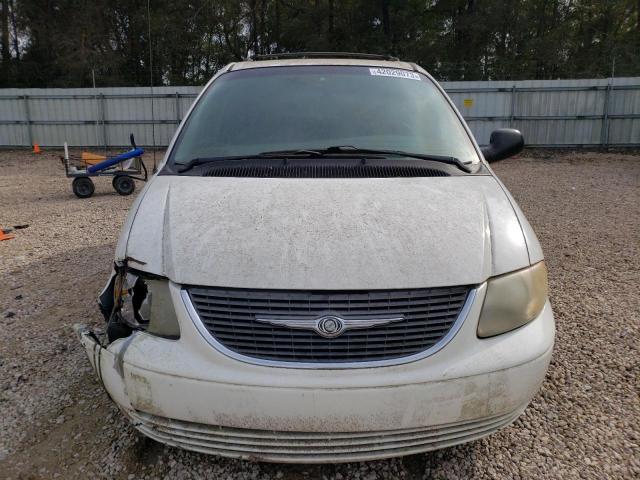 2C8GP74L61R288216 - 2001 CHRYSLER TOWN & COU WHITE photo 5