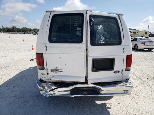 1FTNE24WX6DB16938 - 2006 FORD ECONOLINE WHITE photo 6