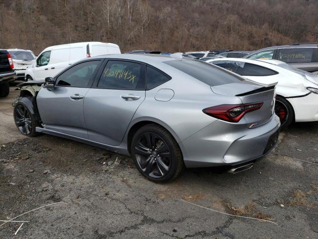 19UUB6F54MA004491 - 2021 ACURA TLX TECH A SILVER photo 2