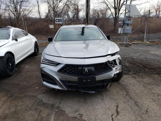 19UUB6F54MA004491 - 2021 ACURA TLX TECH A SILVER photo 5