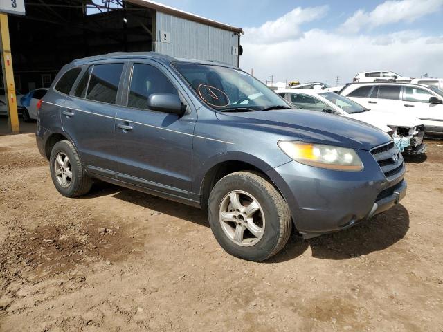 5NMSG13D67H006839 - 2007 HYUNDAI SANTA FE G BLUE photo 4