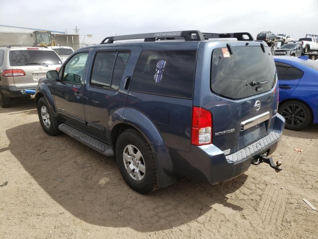 5N1AR18W25C786801 - 2005 NISSAN PATHFINDER BLUE photo 3