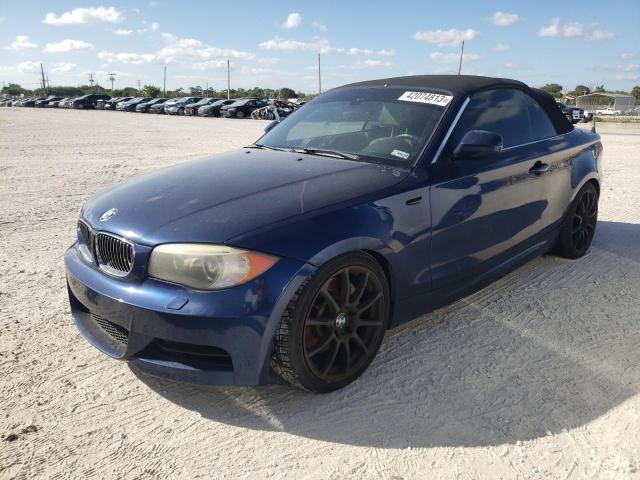 WBAUN7C54CVM25986 - 2012 BMW 135 I BLUE photo 1