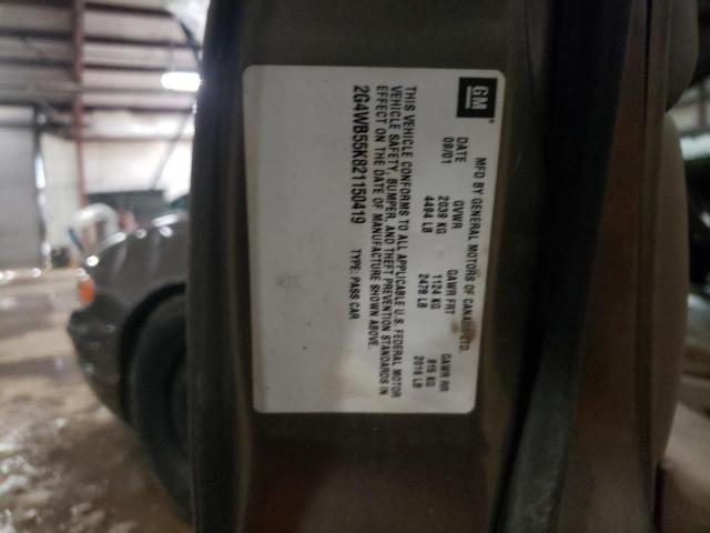 2G4WB55K821150419 - 2002 BUICK REGAL LS 棕色 照片 10