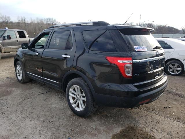 1FM5K8D80EGC50427 - 2014 FORD EXPLORER X BLACK photo 2