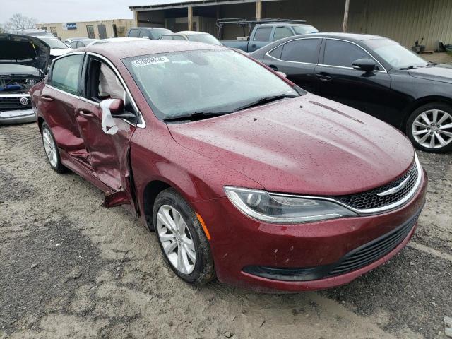 1C3CCCFB8GN182658 - 2016 CHRYSLER 200 LX MAROON photo 1