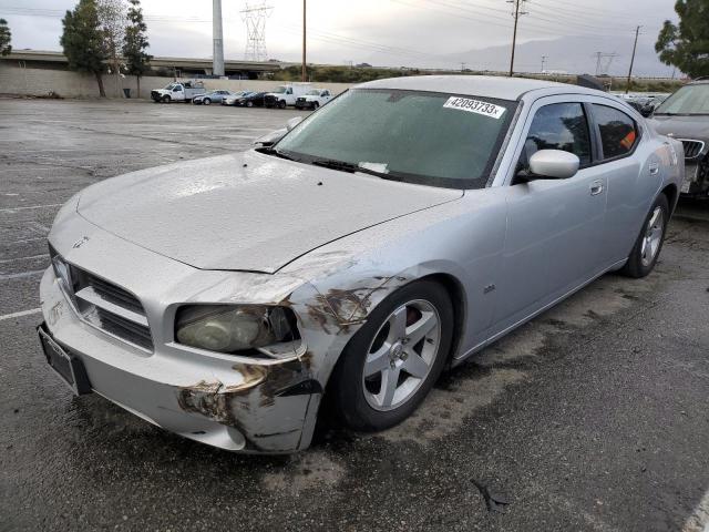 2B3CA2CV6AH316417 - 2010 DODGE CHARGER SILVER photo 1