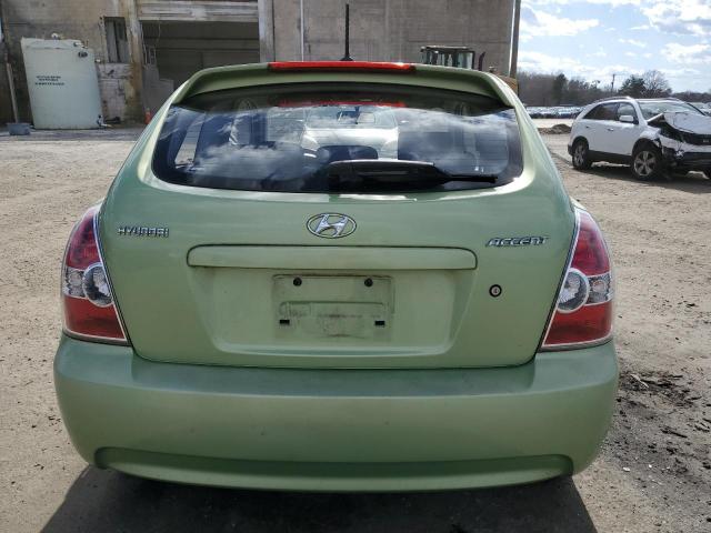 KMHCM3AC9AU178524 - 2010 HYUNDAI ACCENT GREEN photo 6