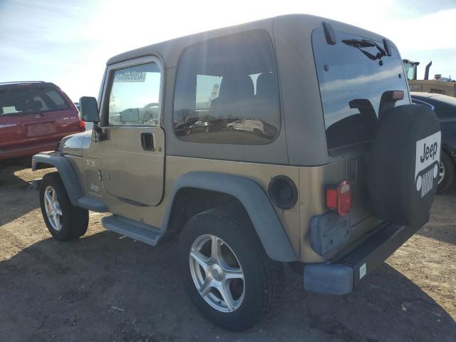 1J4FA39S73P331693 - 2003 JEEP WRANGLER C TAN photo 2