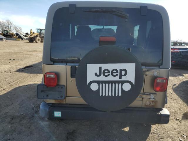 1J4FA39S73P331693 - 2003 JEEP WRANGLER C TAN photo 6