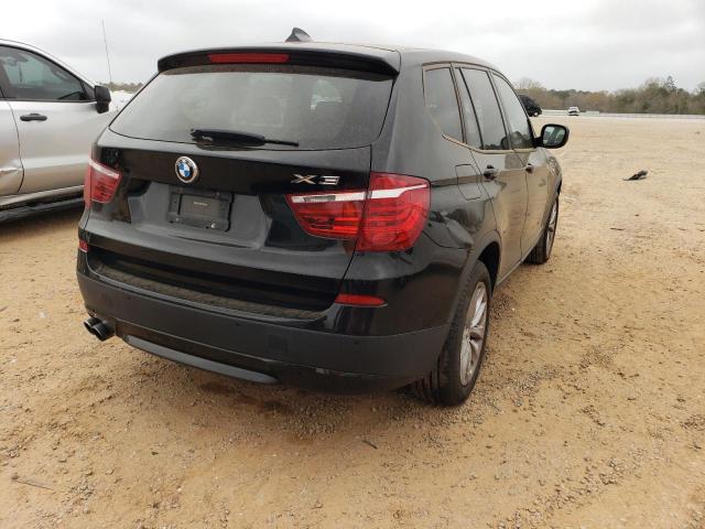 5UXWX9C54D0A17196 - 2013 BMW X3 XDRIVE2 BLACK photo 3