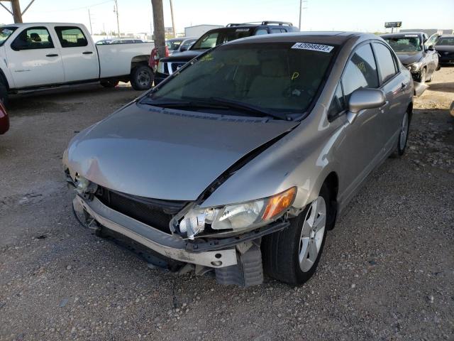 1HGFA16816L120750 - 2006 HONDA CIVIC EX SILVER photo 2