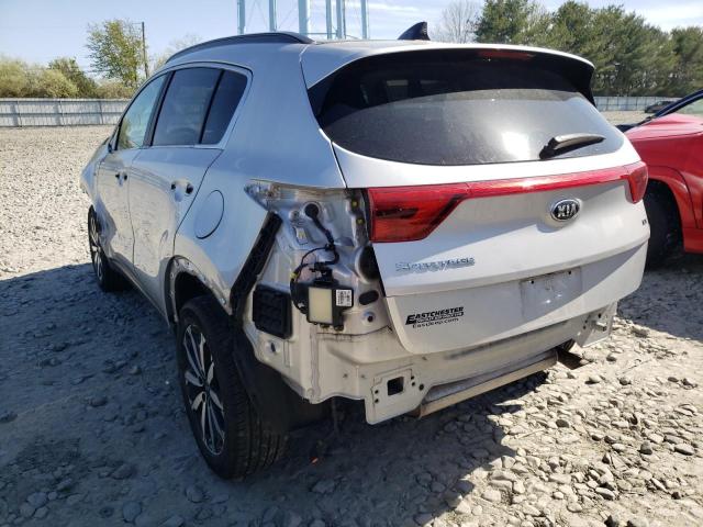 KNDPNCAC8K7495701 - 2019 KIA SPORTAGE E SILVER photo 3