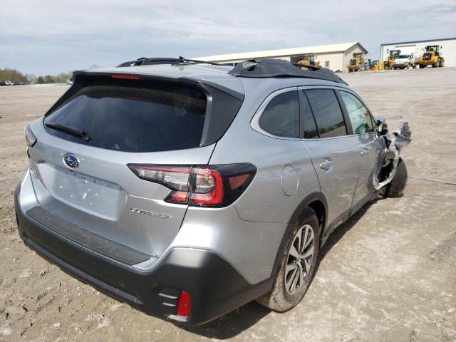 4S4BTACC8L3177969 - 2020 SUBARU OUTBACK PR SILVER photo 4