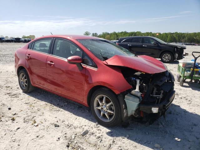 KNADM4A34F6427867 - 2015 KIA RIO LX RED photo 1