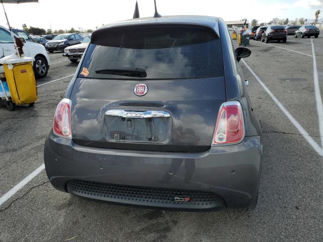 3C3CFFGE3HT620943 - 2017 FIAT 500 ELECTR GRAY photo 6