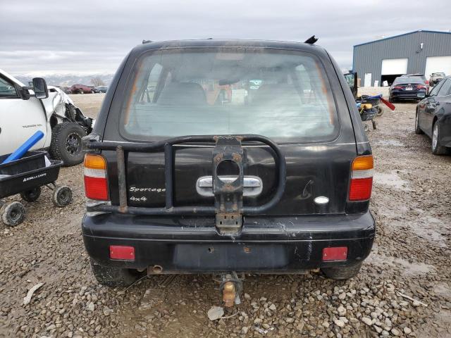 KNDJA7237T5523413 - 1996 KIA SPORTAGE BLACK photo 6