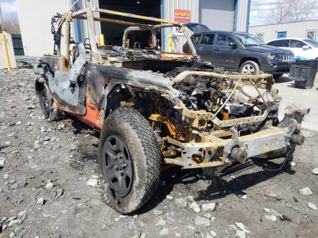 1C4GJXAN7JW288323 - 2018 JEEP WRANGLER S BURN photo 1