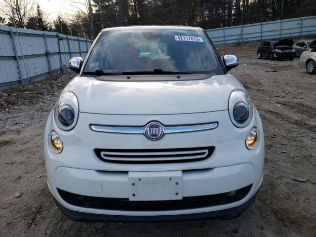 ZFBCFACH2EZ027029 - 2014 FIAT 500L WHITE photo 5